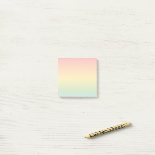 Post-it® Notes post-it Arc-en-ciel Ombré (Sur un bureau)