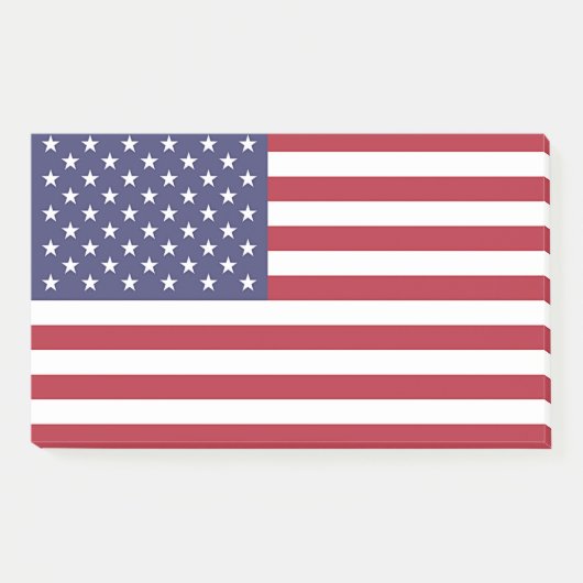 Post-it® Notes post-it avec drapeau des États-Unis (Devant)