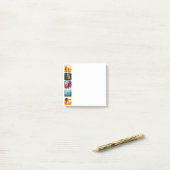 Post-it® Notes post-it Carré de 5 Modèles photo (Sur un bureau)