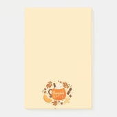 Post-it® Notes post-it Citrouilles d'automne (Devant)