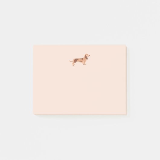 Post-it® Notes Post-It®, dachshund de 10,2 cm x 7,6 cm (Devant)