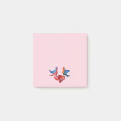 Post-it® Notes post-it d'aquarelle Inséparables (Devant)