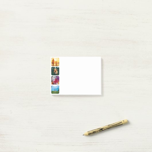 Post-it® Notes post-it de 4 croquis Modèles photo (Sur un bureau)