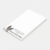 Post-it® Notes post-it de Boston Terrier Mom (Incliné)