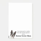 Post-it® Notes post-it de Boston Terrier Mom (Devant)