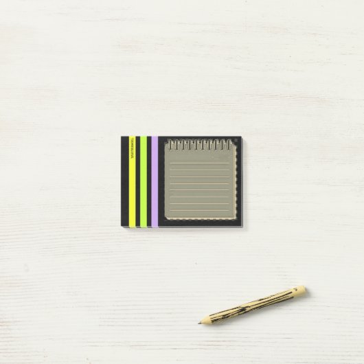 Post-it® Notes post-it de Catnoir (Sur un bureau)