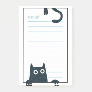 Post-it® Notes post-it de chat noir amusant