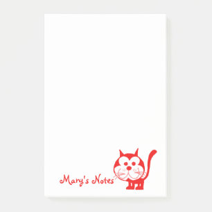 Post-it® Notes post-it de chat rouge