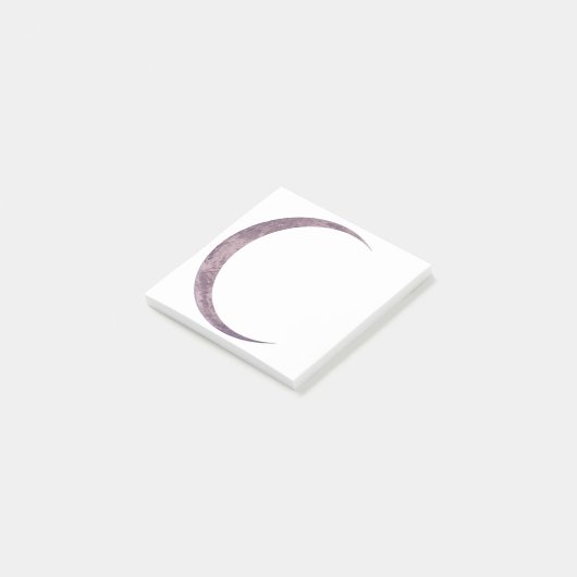 Post-it® Notes post-it de Crescent Moon (Incliné)
