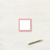 Post-it® Notes post-it de flip fraise (Sur un bureau)