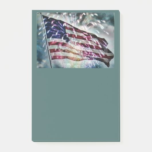 Post-it® Notes post-it de fond Fireworks (Devant)