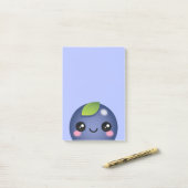 Post-it® Notes post-it de Kawaii Blueberry (Sur un bureau)