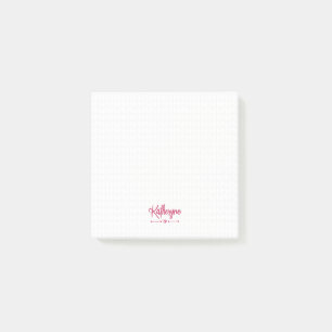 Post-it® Notes post-it de Knit personnalisé rose chaud