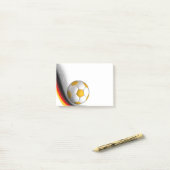 Post-it® Notes post-it de la balle de football (Sur un bureau)