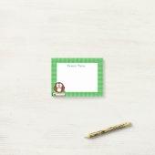 Post-it® Notes post-it de la Chouette du livre (Sur un bureau)