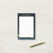 Post-it® Notes post-it de la collection mystique bleue (Sur un bureau)