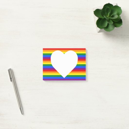 Post-it® Notes post-it de la fierté arc-en-ciel (Bureau)
