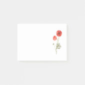 Post-it® Notes post-it de la fleur de pavot (Devant)