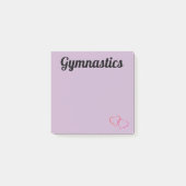 Post-it® Notes post-it de la gymnastique violette (Devant)