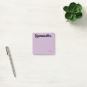 Post-it® Notes post-it de la gymnastique violette (Bureau)