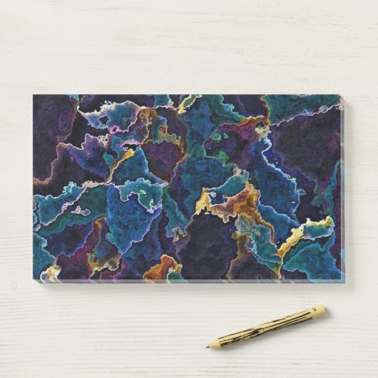 Post-it® Notes post-it de la nappe d'huile (Sur un bureau)