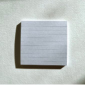 Post-it® Notes post-it de la règle de point bleu clair