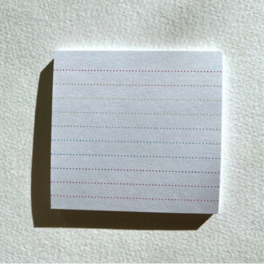 Post-it® Notes post-it de la règle de point Rainbow