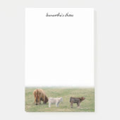 Post-it® Notes post-it de la vache Highland (Devant)