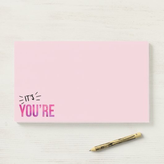 Post-it® Notes post-it de la vérification de grammaire (Sur un bureau)