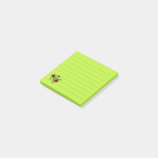 Post-it® Notes post-it de Lady Bug (Incliné)