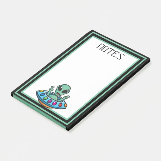 Post-it® Notes post-it de l'Alien spatial (Incliné)