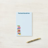 Post-it® Notes post-it de l'amour du livre (Sur un bureau)