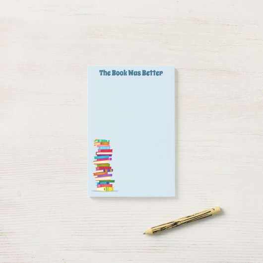 Post-it® Notes post-it de l'amour du livre (Sur un bureau)