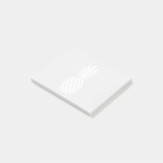 Post-it® Notes post-it de l'ananas blanc (Incliné)