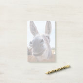 Post-it® Notes post-it de l'âne souriant (Sur un bureau)