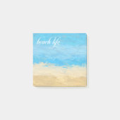 Post-it® Notes post-it de l'aquarelle Beach Life (Devant)