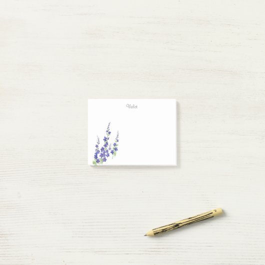 Post-it® Notes post-it de Larkspur (Sur un bureau)