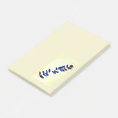Post-it® Notes post-it de l'Arrière - plan de couleur Beurr (Incliné)