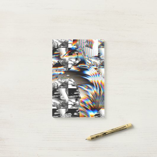 Post-it® Notes post-it de l'attaque arc-en-ciel (Sur un bureau)