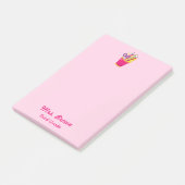 Post-it® Notes post-it de l'école d'enseignant rose (Incliné)