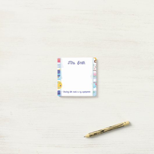 Post-it® Notes post-it de l'enseignant (Sur un bureau)