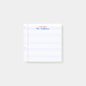 Post-it® Notes post-it de l'enseignant de la recherche en p (Devant)