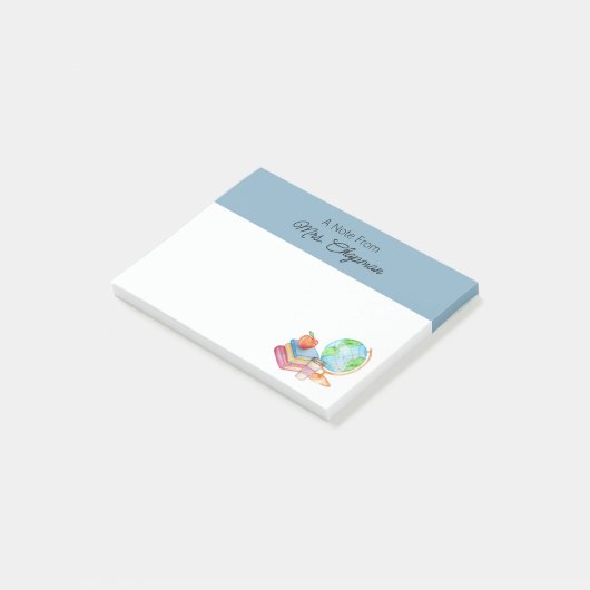 Post-it® Notes post-it de l'enseignant de l'école (Incliné)