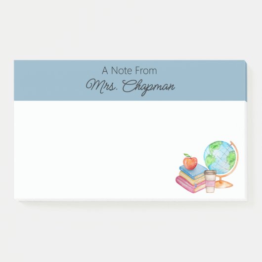 Post-it® Notes post-it de l'enseignant de l'école (Devant)