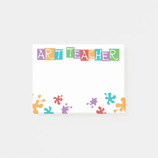 Post-it® Notes post-it de l'enseignant en art (Devant)