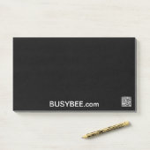 Post-it® Notes post-it de l'entreprise - Conception BusyBee (Sur un bureau)