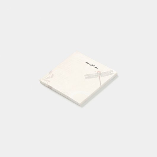 Post-it® Notes post-it de libellules (Incliné)