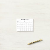 Post-it® Notes post-it de l'outil de suivi des habitudes si (Sur un bureau)