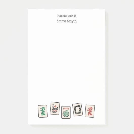 Post-it® Notes post-it de Mah Jongg (Devant)