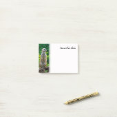 Post-it® Notes post-it de Meerkat (Sur un bureau)